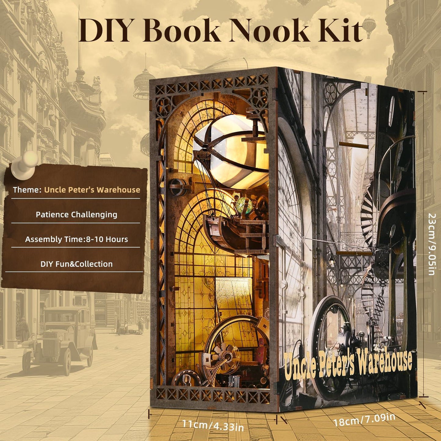 Book Nook DIY - Uncle Peter's Warehouse | Miniverse Store - Miniverse Studio