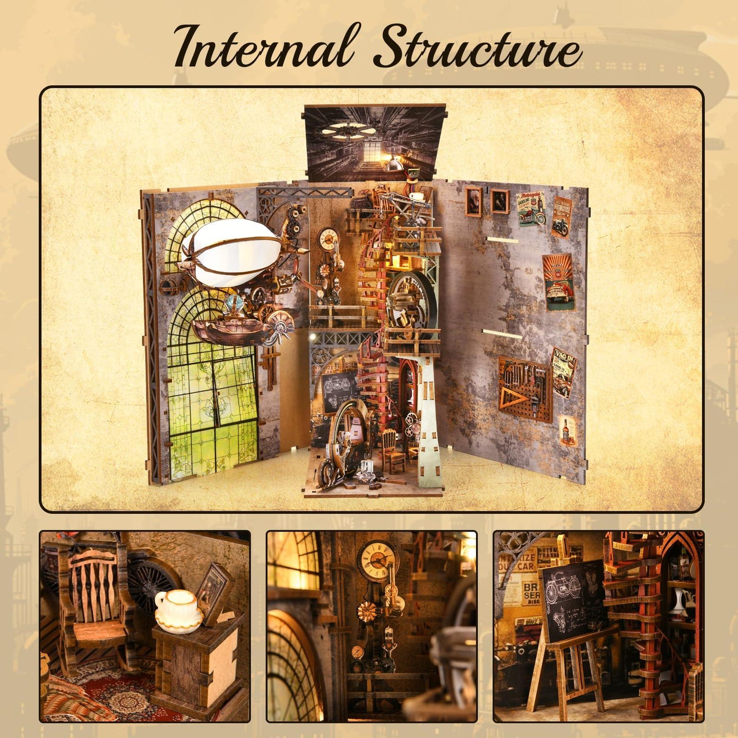Book Nook DIY - Uncle Peter's Warehouse | Miniverse Store - Miniverse Studio