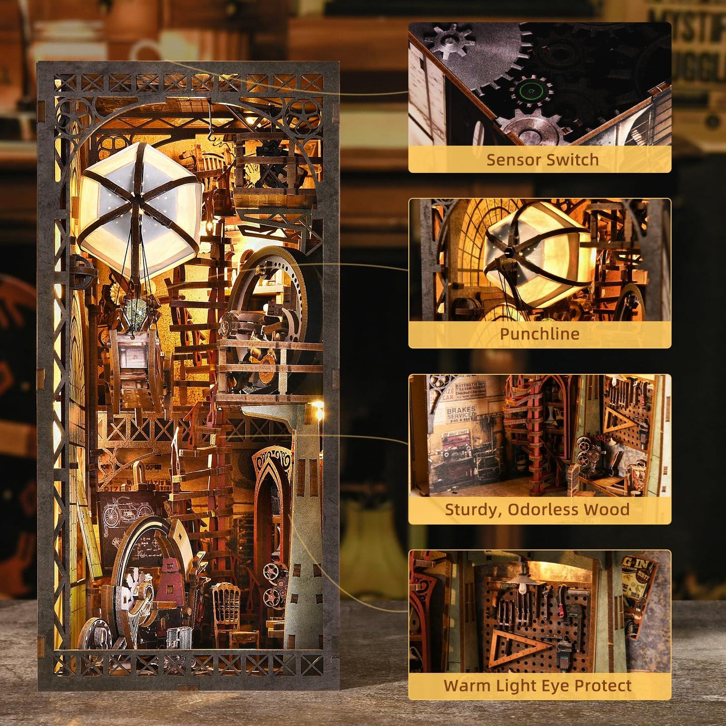 Book Nook DIY - Uncle Peter's Warehouse | Miniverse Store - Miniverse Studio