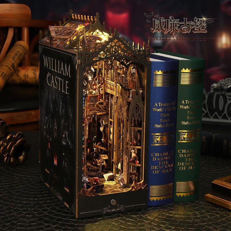 Book Nook DIY – William Castle – Castillo retro europeo - Miniverse Studio