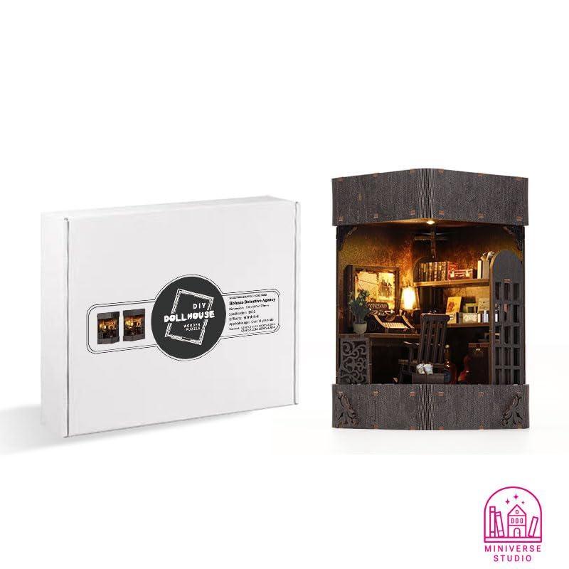 Book Nook Kit DIY - Agencia de Detectives del Siglo XIX - Miniverse Studio