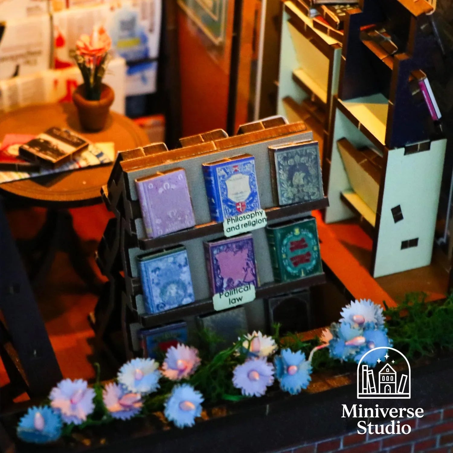 Book Nook DIY – Librería 3D con luz LED - Miniverse Studio