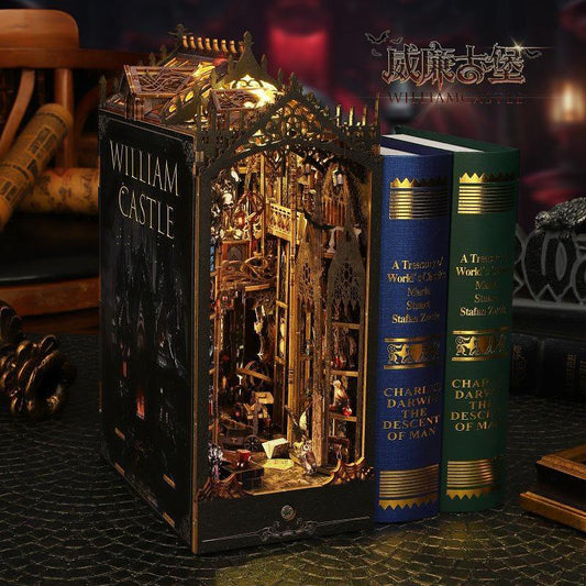 Book Nook DIY – William Castle – Castillo retro europeo - Miniverse Studio